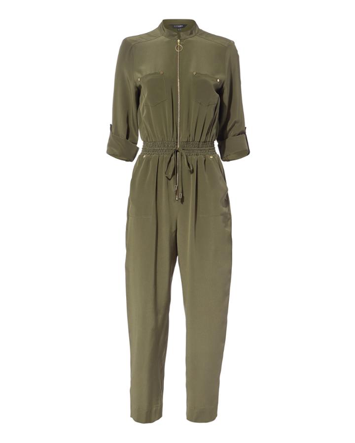 Exclusive For Intermix Intermix Harrison Jumpsuit Olive/army Zero