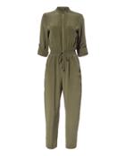 Exclusive For Intermix Intermix Harrison Jumpsuit Olive/army Zero