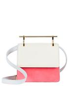 M2malletier Amor Fati Two-tone Leather And Suede Mini Shoulder Bag
