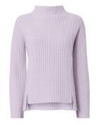 Exclusive For Intermix Keira Funnel Neck Lavender Sweater