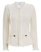 Exclusive For Intermix Intermix Ikaterina Ivory Knit Jacket Ivory Zero