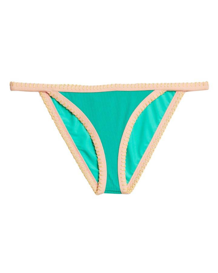 Ellejay Tara Bikini Bottom Green/beige S