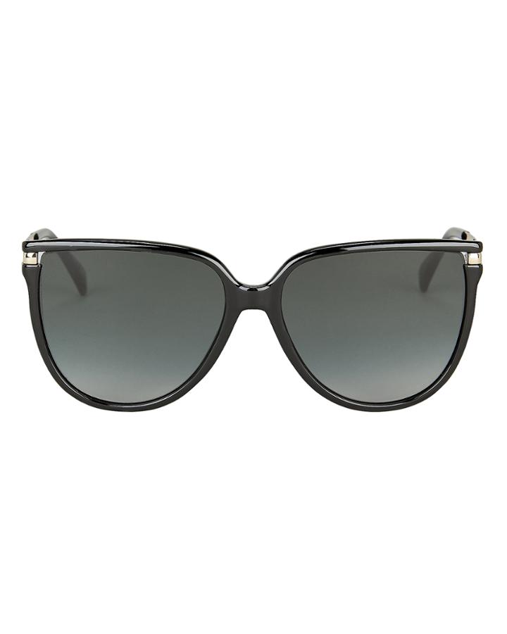 Givenchy 7131 Rounded Wayfarer Sunglasses Black 1size