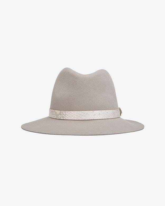 Rag & Bone Snake Trim Floppy Brim Fedora