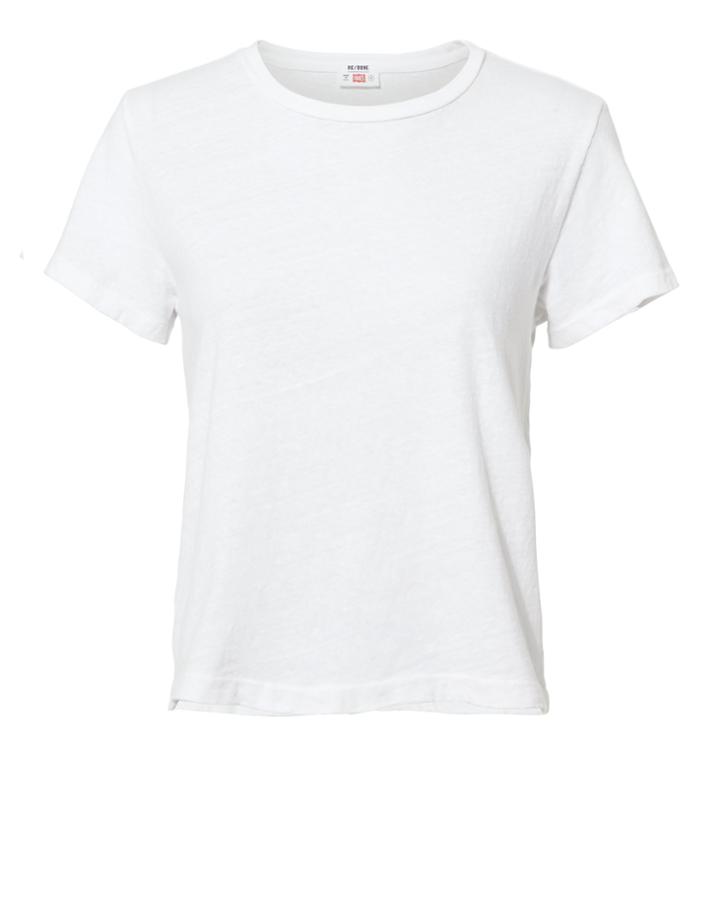 Re/done Sw Re/done The Classic Vintage White Tee White P
