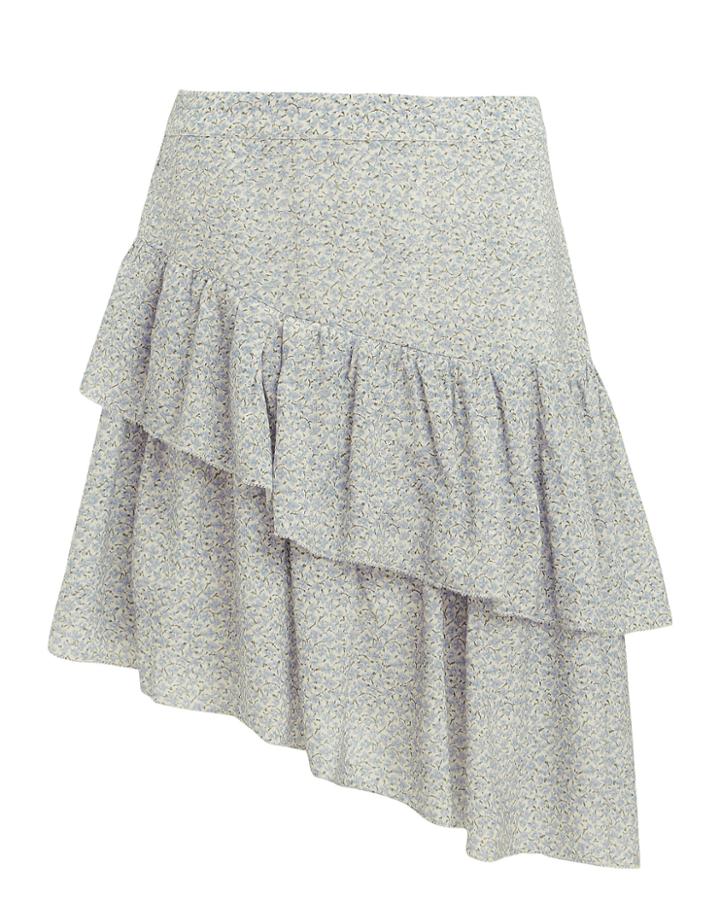 Notes Du Nord Kim Floral Skirt Pale Green Floral 42