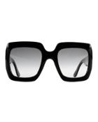 Gucci Oversized Square Sunglasses Black 1size