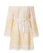 Miguelina Brinley Embroidered Coverup Dress