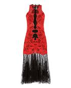 Jonathan Simkhai Contrast Lace Hem Dress