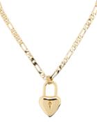 Laruicci Heart Padlock Necklace Gold 1size