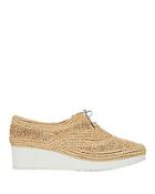 Robert Clergerie Raffia Platform Sneakers