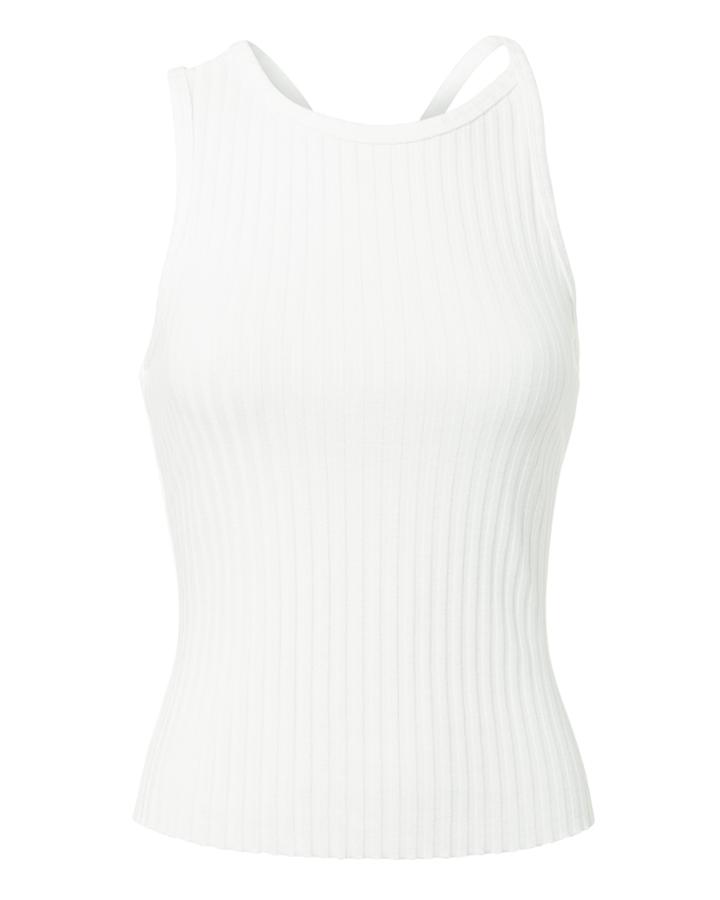 The Range Suspension Crisscross Tank White M