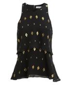 Alc A.l.c. Duran Tank Black/gold 6