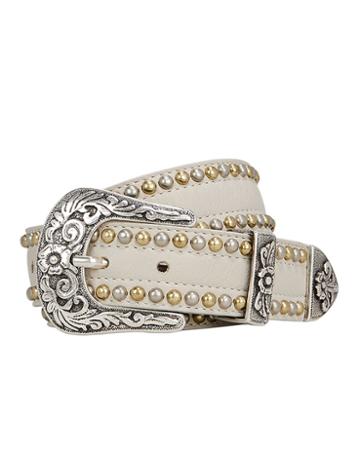 B-low The Belt Leigh Studded Belt Grey P/s