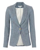 Veronica Beard Blue Cutaway Blazer Blue-lt 6