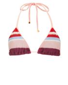 Suboo Midsummer Knit Bikini Top Red/stripes P