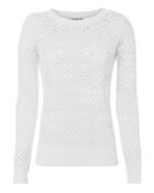 St. Roche Natalia Open Knit White Sweater White P