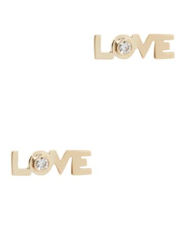 Rowell Concepcion Love Studs Gold 1size