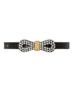 Marni Strass Crystal Bow Belt