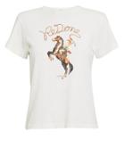 Re/done Cowgirl Classic T-shirt White L