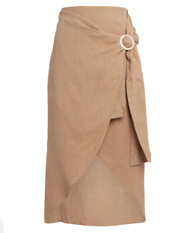 5th & Mode Fifth & Mode Delia 'o' Ring Skirt Beige 8