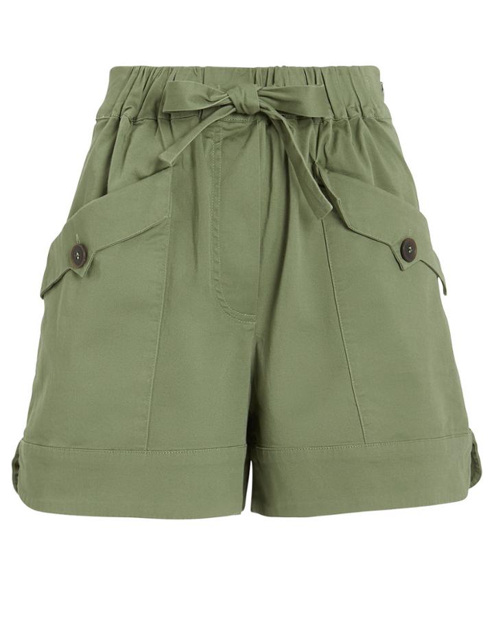 Sea Tula High Rise Shorts Olive Green 8