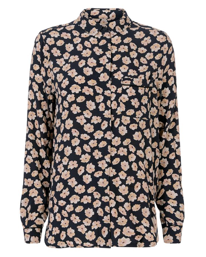 Ganni Montrose Print Blouse