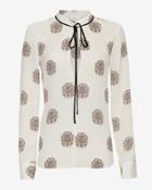 A.l.c. Exclusive Danielle Printed Tie Neck Blouse