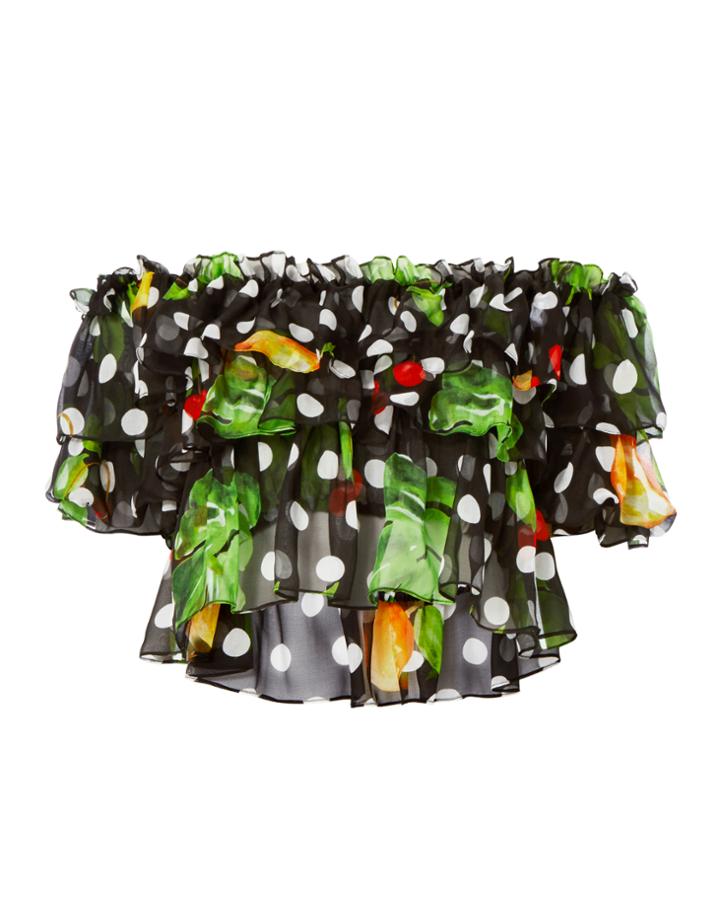 Caroline Constas Pandora Printed Top