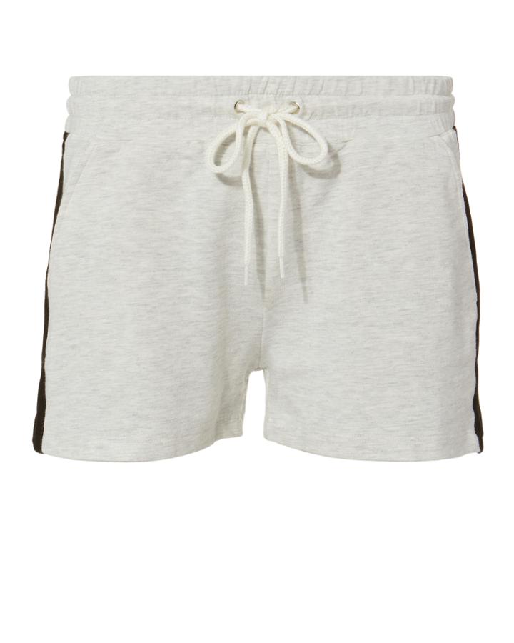 Monrow Colorblock Shorts Ivory M