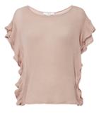 Iro Dalia Ruffle Sleeve Tee Blush P