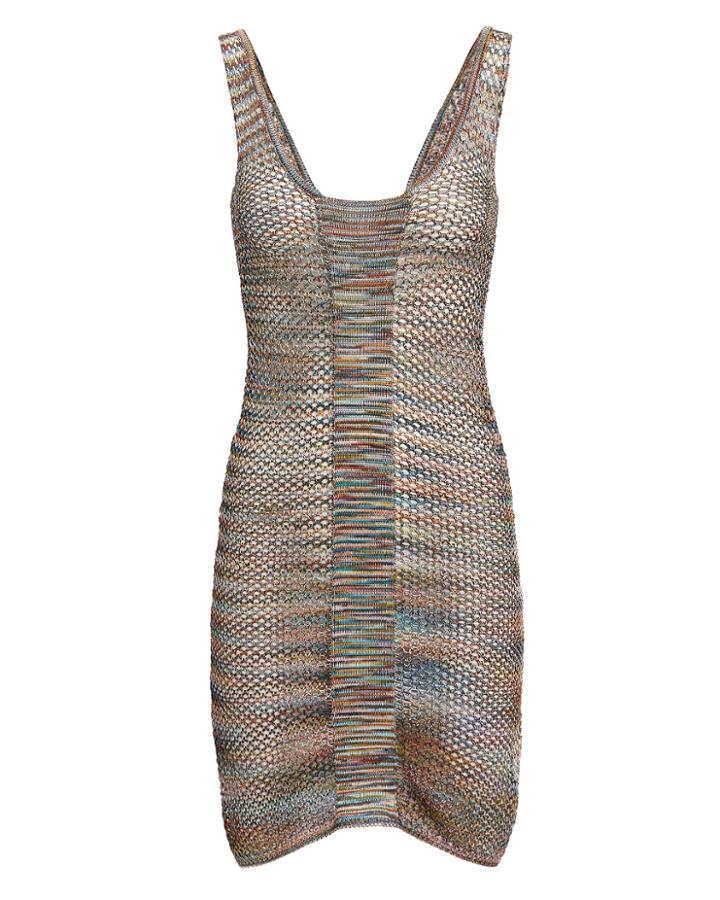 Missoni Mare Ruched Short Cover-up Red/blue/multi 38