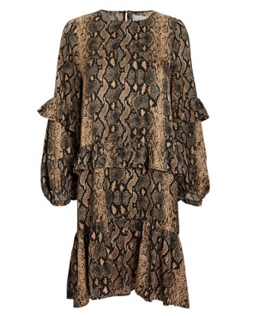 Munthe Alberta Dress Snake Print 38