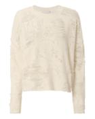 Iro Cenix Burnout Cropped Sweatshirt White P