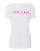 Helmut Lang Logo Baby Tee White S