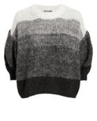 Caroline Constas Grey Ombr Sweater Grey P