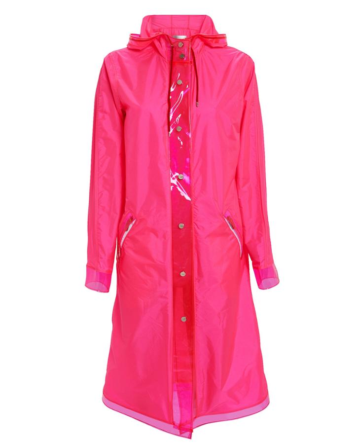 The Mighty Company The Seaford Neon Pink Rain Coat Neon Pink L