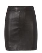Helmut Lang Stretch Leather Skirt