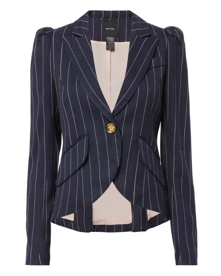 Smythe Pouf Sleeve Striped Blazer Pattern 4