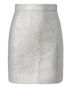 Carven Silver Mini Skirt