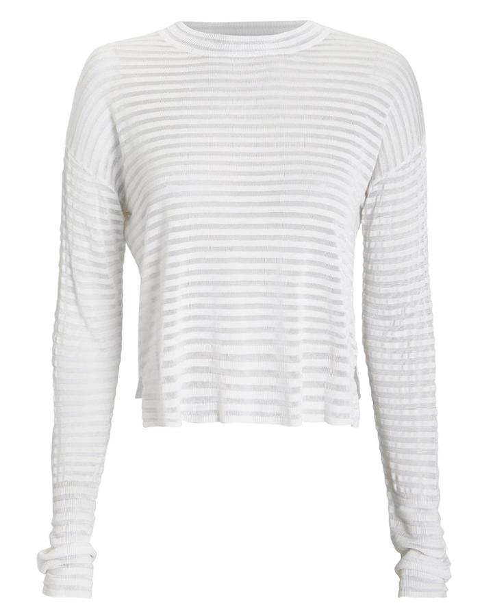 Rta Gilda Long Sleeve Top White/stripes S