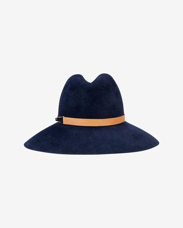 Eugenia Kim Farrah Leather Band Hat