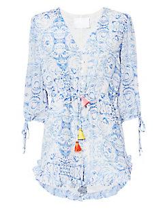 Athena Procopiou Midsummer's Sky Romper