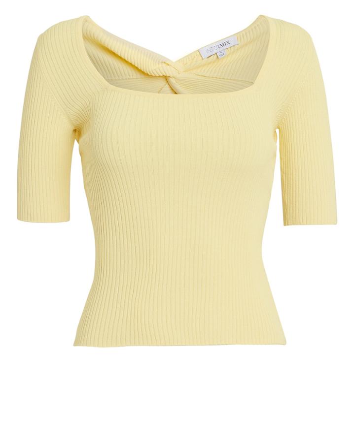 Exclusive For Intermix Intermix Louise Top Yellow S