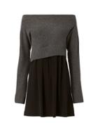 Joseph Cashwool Off Shoulder Dress