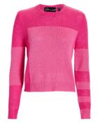 Parrish Belle Colorblock Sweater Pink-drk S