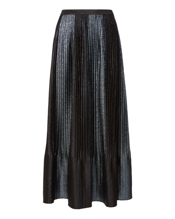 Adam Selman Topiary Pleated Skirt