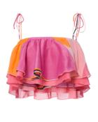 Emilio Pucci Layered Crop Blouse