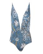 Clube Bossa Clavert Deep-v One Piece Swimsuit Blue-med P
