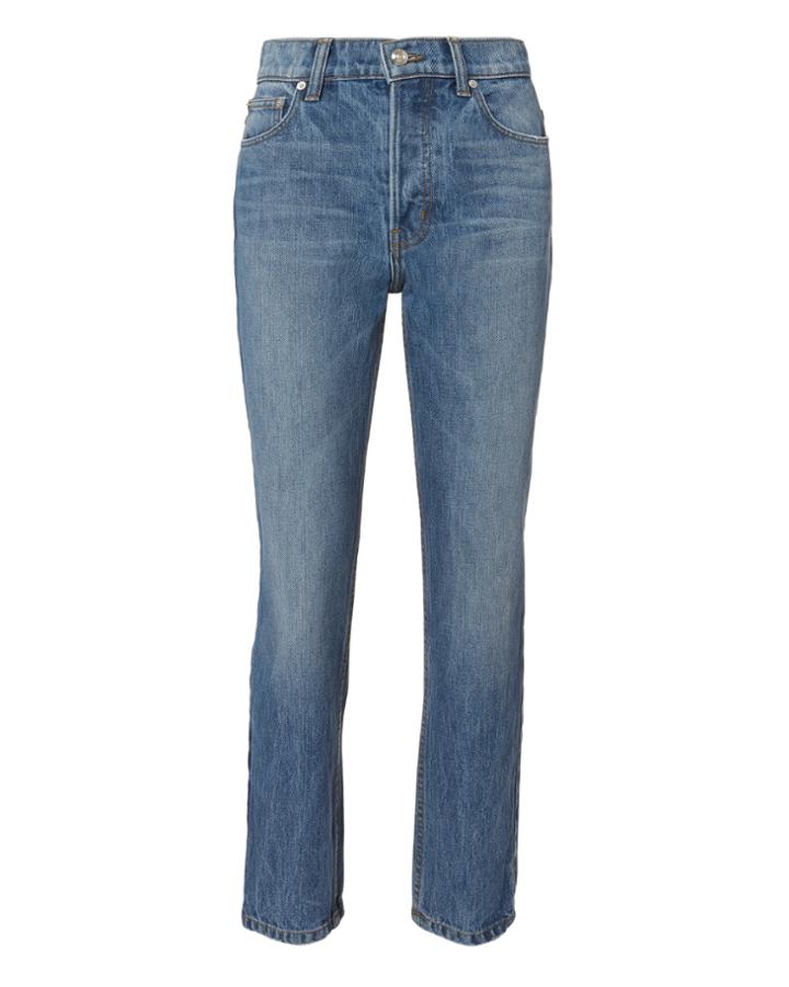 Derek Lam 10 Crosby Lou Straight Jeans Blue-lt 25